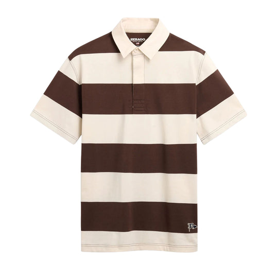 SEBAGO Polo Uomo Campbell - Bianco/Marrone