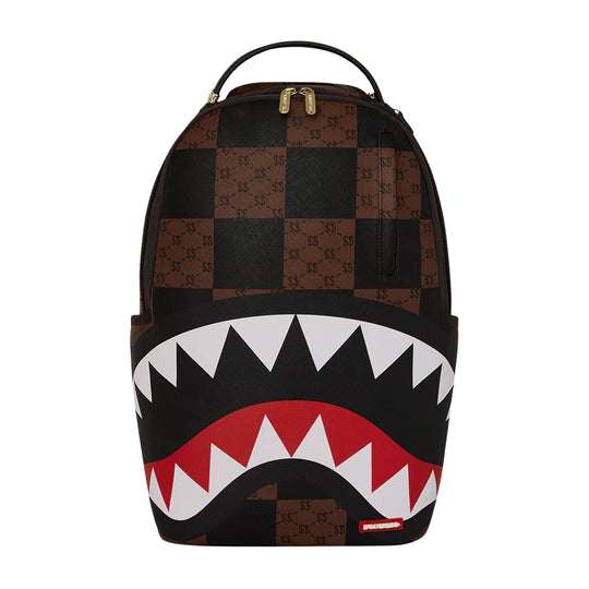 SPRAYGROUND Zaino ENLARGED CHECKS BACKPACK - Marrone/Nero