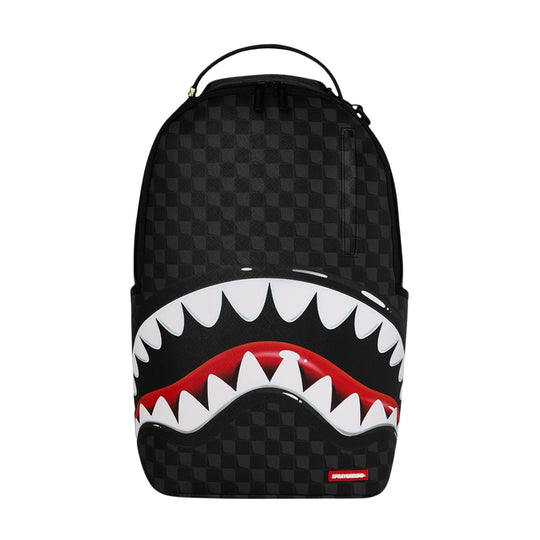 Zaino Sprayground Sharks In Paris Backpack Nero/Bianco