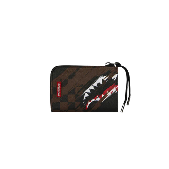 Unisex Sprayground Smeared Grunge Wallet Brown/Multicolor