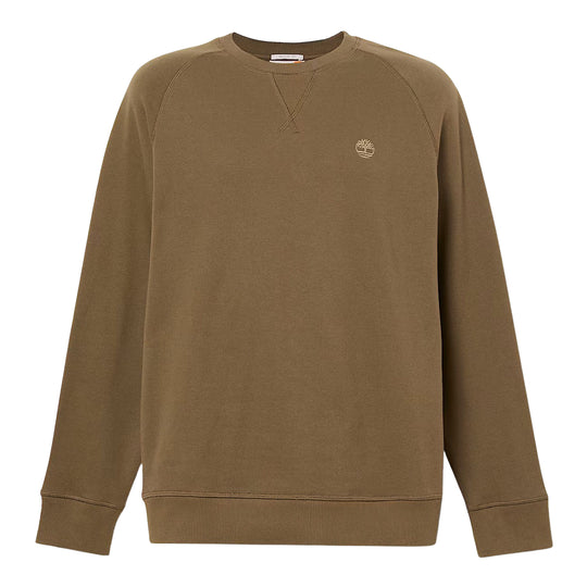 Felpa Uomo Timberland Exeter River Crew Neck Verde Militare