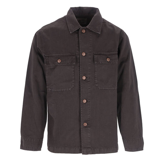 Chesapeake's Willys Herren-Overshirt in Schwarz verwaschen