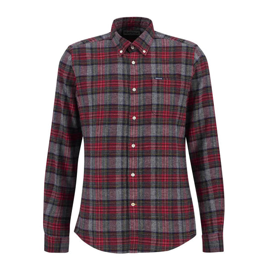 Camicia Uomo Barbour Ashroad Slim Rosso Multicolor