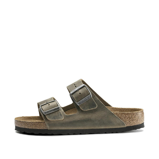 Men's Sandals Birkenstock Arizona Oiled Leather Khaki