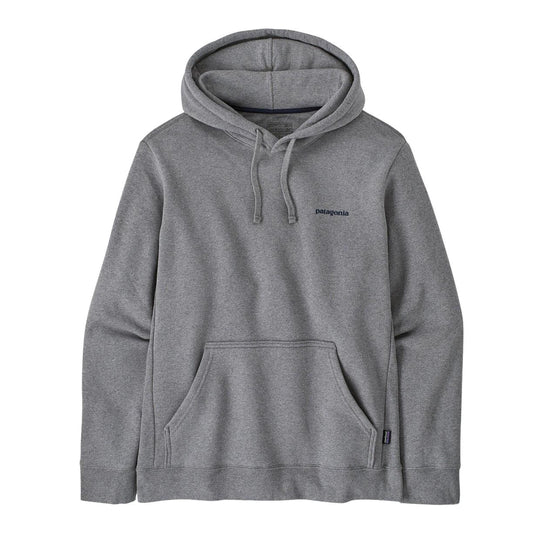 Felpa Uomo Patagonia Boardshort Logo Uprisal Grigio