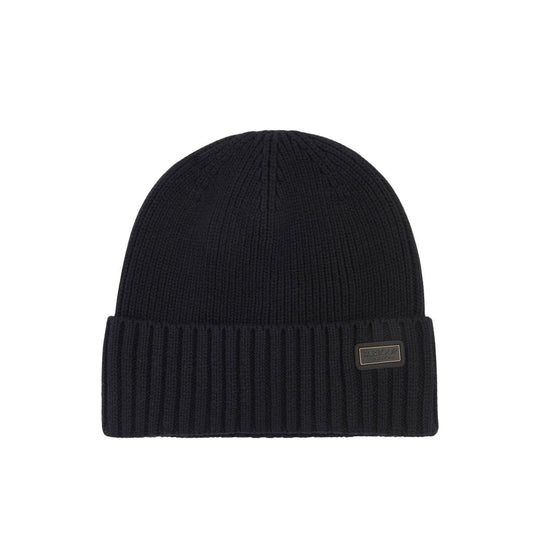 Cappello Uomo Barbour International Chester Beanie Hat Nero
