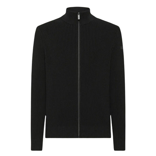 Herrenpullover RRD Baumwolle 7 Vollreißverschluss Dunkelblau