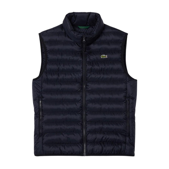 Gilet Uomo Lacoste Imbottito Impermeabile Blu
