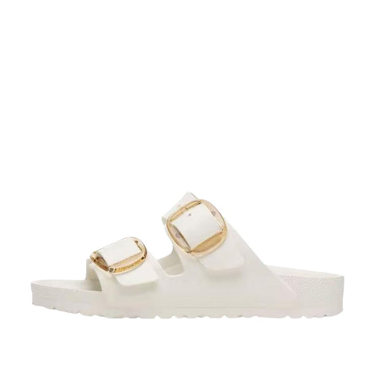 Sandali Donna Birkenstock Arizona Big Buckle Panna