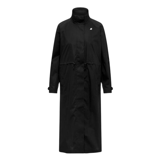 Impermeabile Donna K-Way Barbrein Cotton 3layers Af Nero