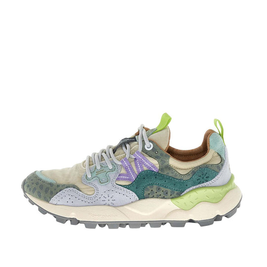 Sneakers Donna Flower Mountain Yamano 3 Verde/Lilla