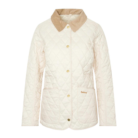 Giubbino Donna Barbour Annandale Quilted Panna