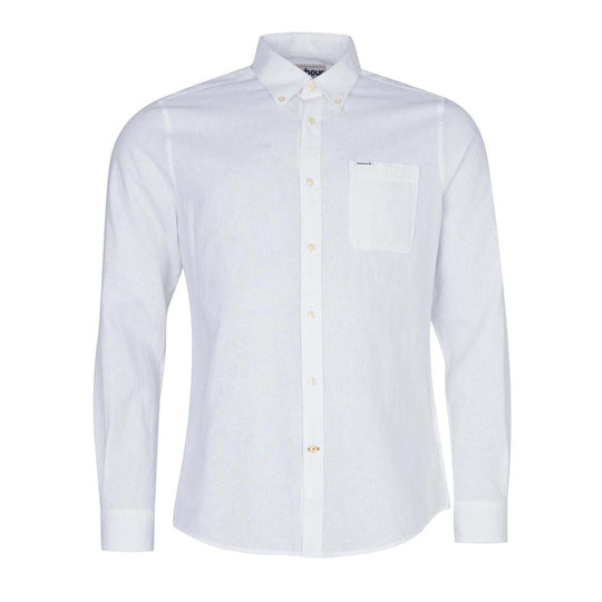 Men's Shirt Barbour Nelson Tailored White
