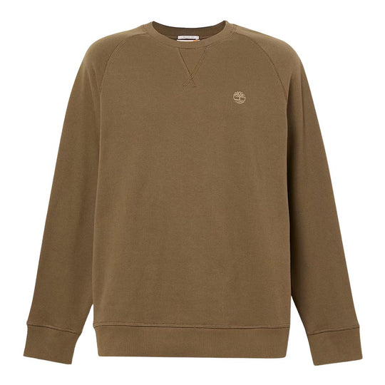 Felpa Uomo Timberland Exeter River Crew Neck Verde Militare