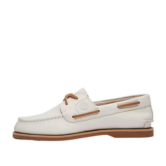 Mocassino Uomo Timberland W' lassic boat 2 Fori Latte