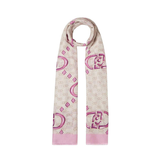 Stola Liu-Jo Logo Rosa Multicolor