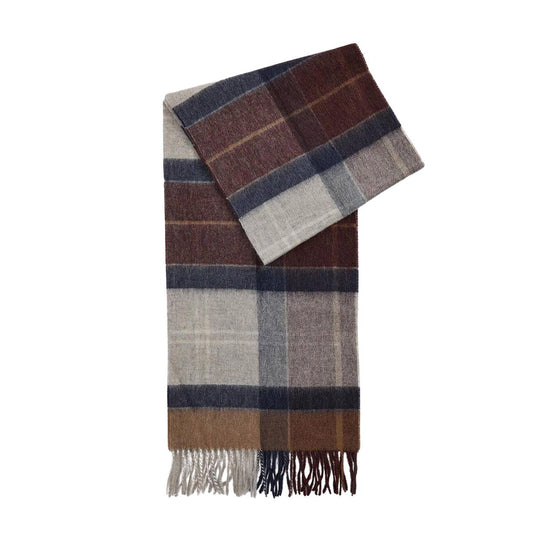 Sciarpa Uomo Barbour Inverness Tartan Scarf Blu/Marrone/Sabbia