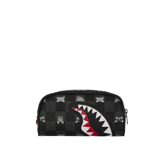 Beauty Unisex Sprayground Grey Peeking Pouch Nero/Bianco