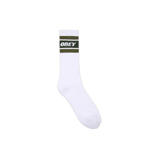 Calzini Obey Cooper II Bianco / Verde