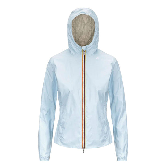 Damenjacke K-Way Lily Plus.2 Wendejacke Hellblau / Beige
