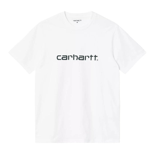 T-shirt Herren Carhartt WIP S/S Schrift Weiß / Schwarz