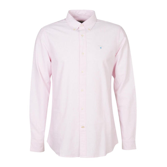 Herrenhemd Barbour Oxford mit rosa Streifen