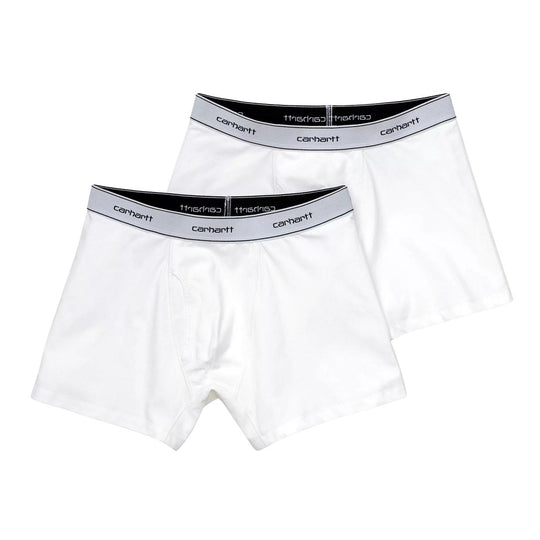 Herrenboxershorts Carhartt WIP Baumwolle Trunks Weiß (2er-Pack)