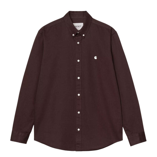 Camicia Uomo Carhartt L/S Madison Prugna
