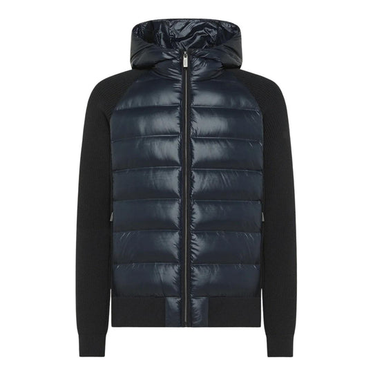 Herrenjacke RRD Amos Perla Duck Kapuze Reißverschluss Dunkelblau