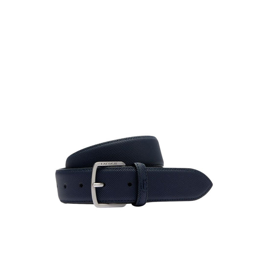 Cintura Uomo Lacoste Petit Piqué Blu