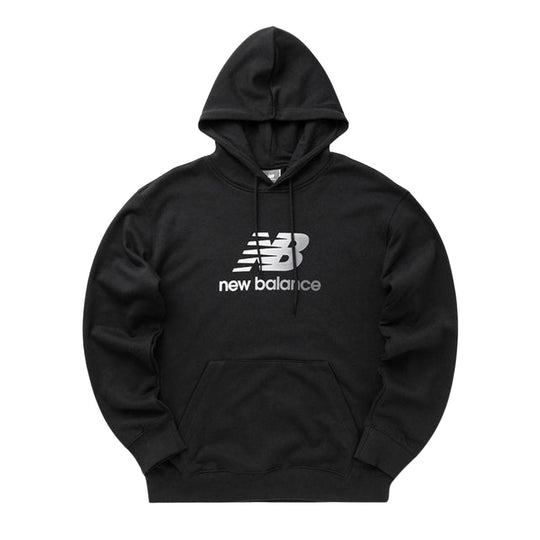 Felpa Uomo New Balance Sports Essentials Gradient Logo Nero