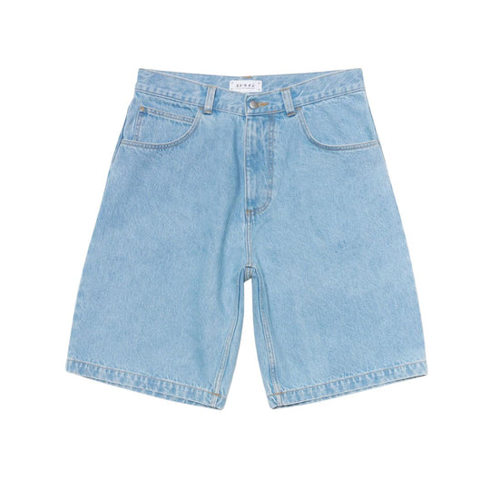 Bermuda Uomo Edwin Worker Jorts Denim Medio Chiaro