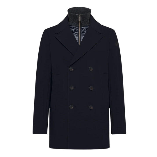 Giubbino Uomo RRD Winter Thermo Picot Blu/Nero