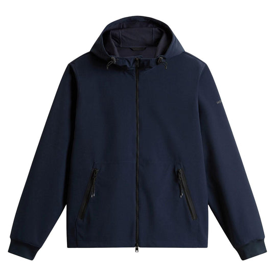 Giubbino Uomo Woolrich Tech Softshell Blu