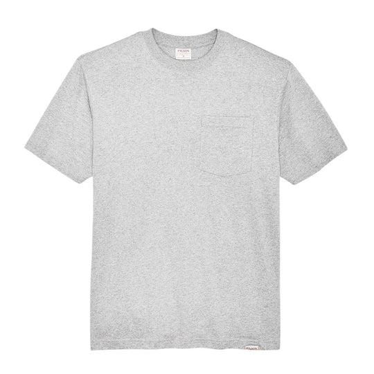 T-shirt Herren Filson Frontier Tasche Grau
