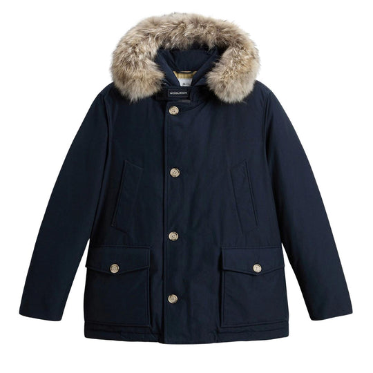 Giubbino Uomo Woolrich Artic Fur Anorak Blu