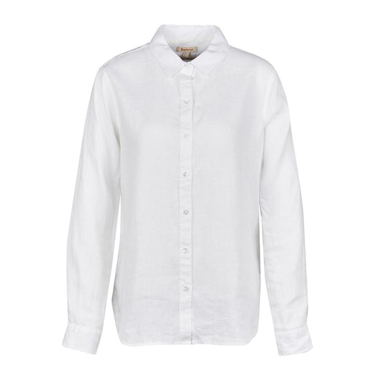 Damenhemd Barbour Marine Lässig Weiß