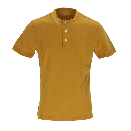 T-Shirt Uomo Bl'Ker Lake Champlain Serafino Ocra