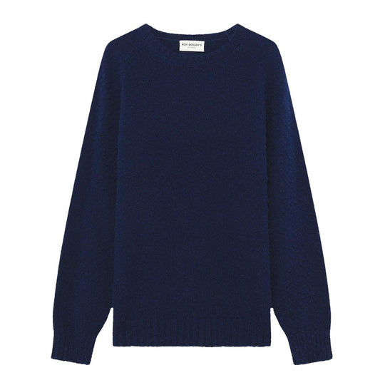 Maglia Uomo Roy Roger'S Crew Man Shetland Blu