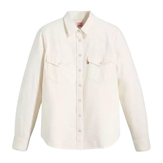 Damenhemd Levi's Western Essential Ecru