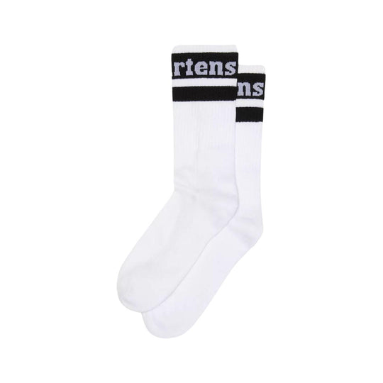 Unisex-Socken Dr. Martens Athletic Logo Weiß / Schwarz