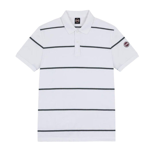 Polo Uomo Colmar A Righe Bianco/BLu