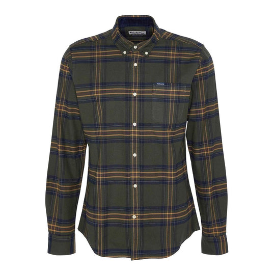 Camicia Uomo Barbour Portdown Sartoriale Verde Multicolor