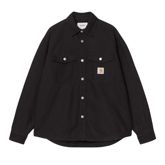 Camicia Over Uomo Carhartt Wip Selby Shirt Jacket Nero