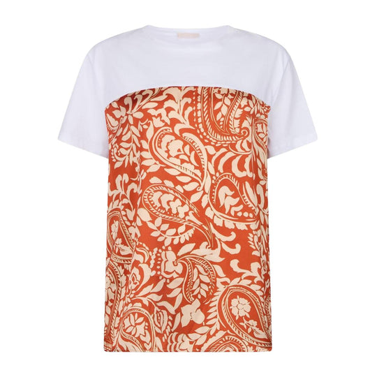 Women's Liu-Jo T-shirt Multicolor Scarf Print