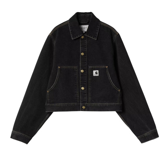 Women's Carhartt WIP W' Arca Jacket Black (stone washed)