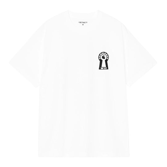 T-Shirt Uomo Carhartt Wip S/S Locked Bianco