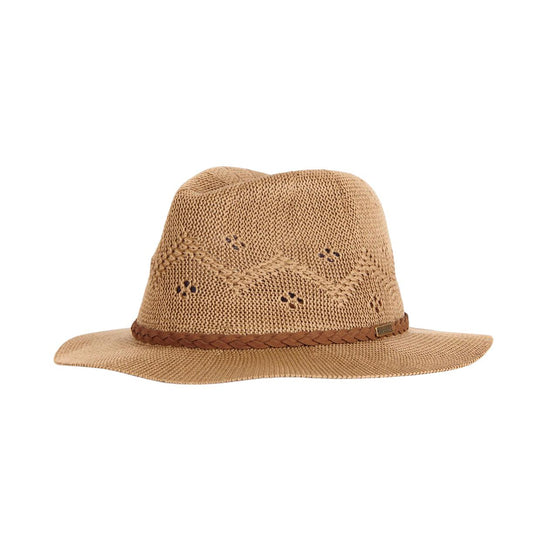 Women's Barbour Flowerdale Trilby Hat Hazelnut