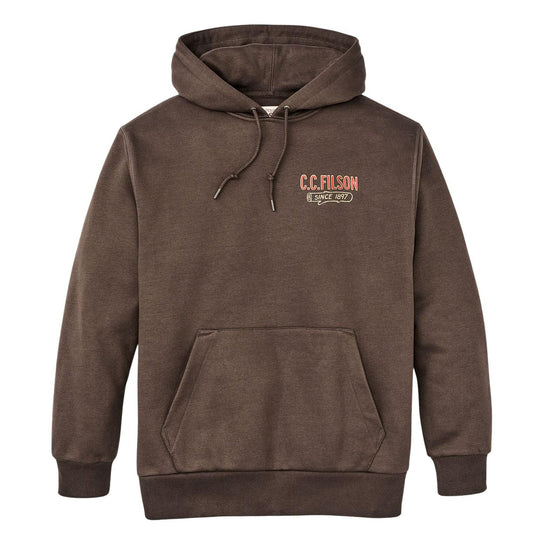 Felpa Uomo Filson Prospector Graphic Marrone