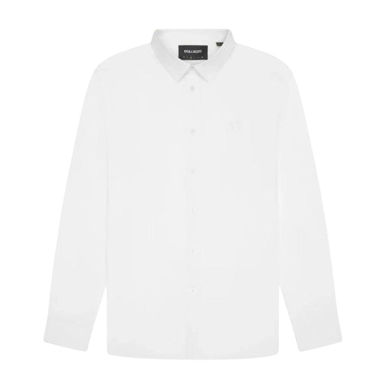 Men's Shirt Lyle & Scott Easy Care Poplin White